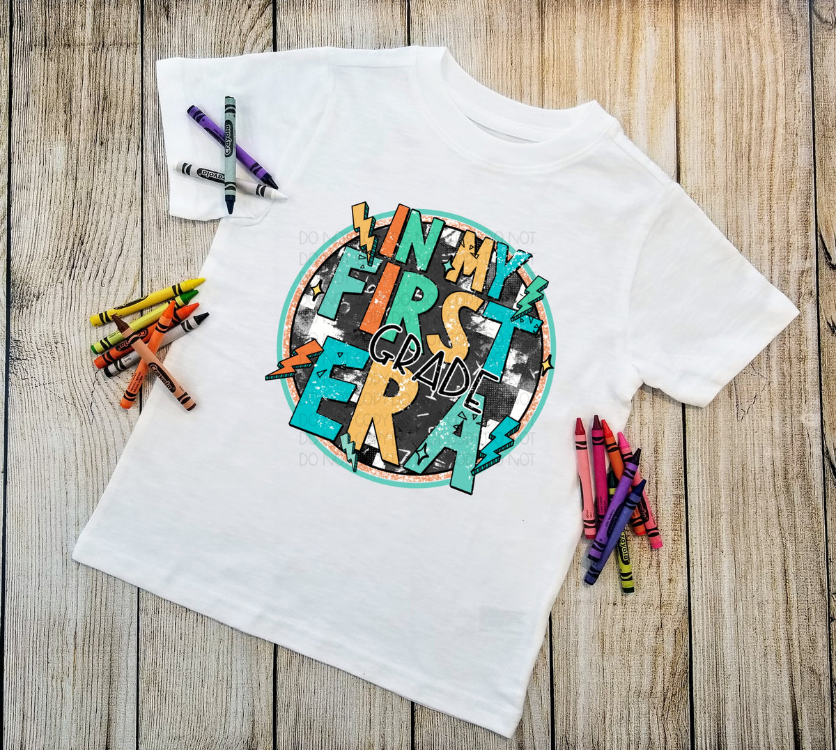 First Grade Lightning Bolt 7512 DTF TRANSFER