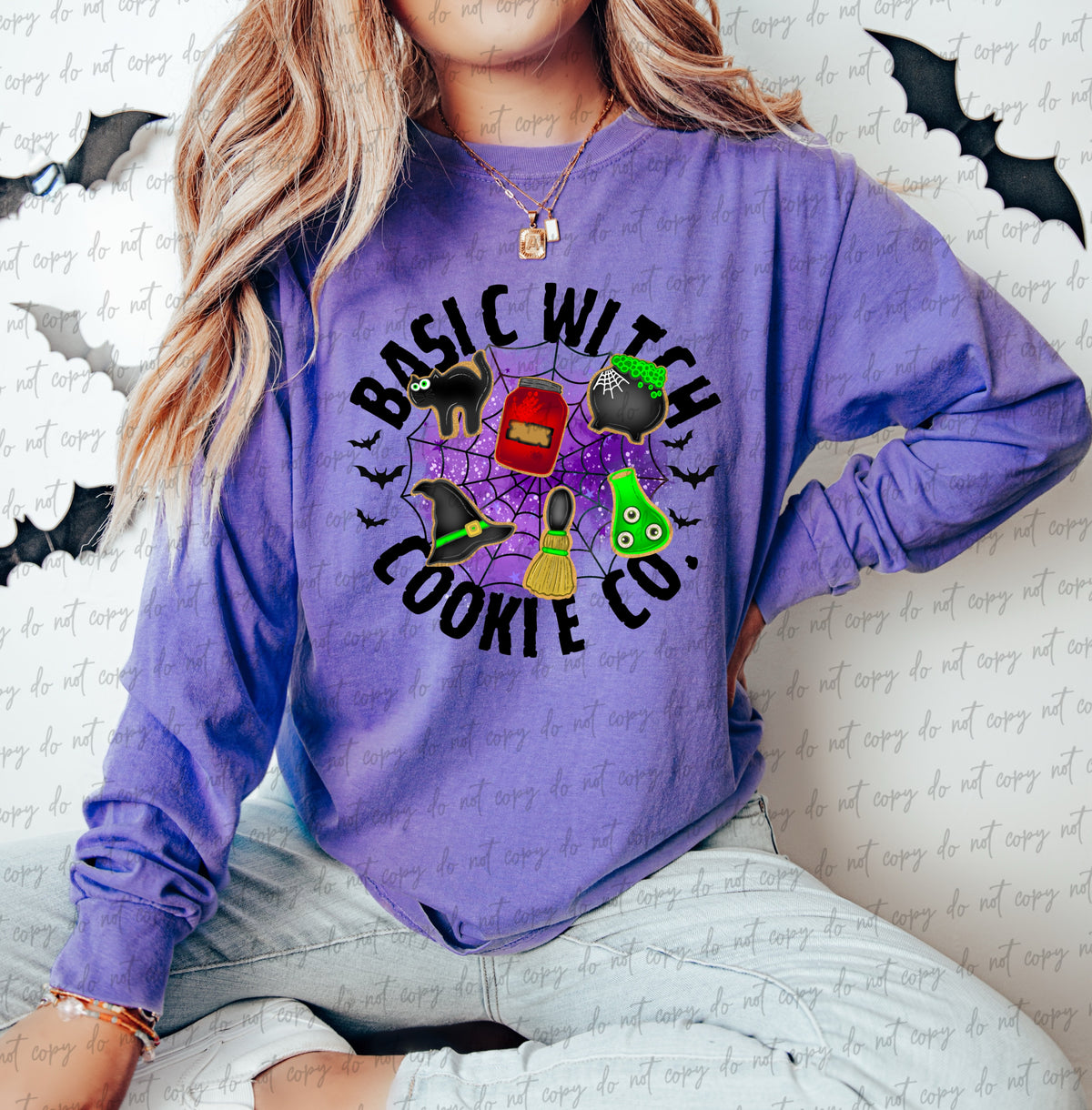 Basic witch cookie co circle DTF TRANSFER