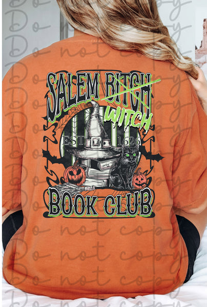 Salem bitch (witch) book club DTF TRANSFER