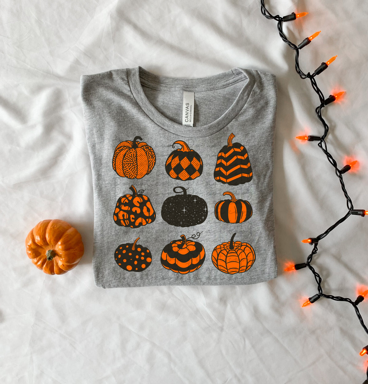 Pumpkin collage (black and orange)  2560 DTF TRANSFER
