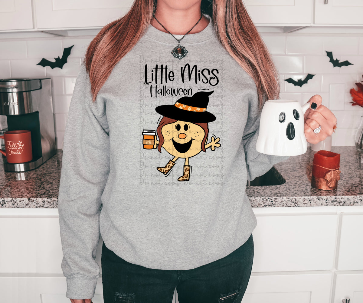 Little miss halloween (little miss) 2607 DTF TRANSFER