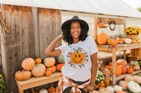 Fall vibes smiley face pumpkin 2610 DTF TRANSFER