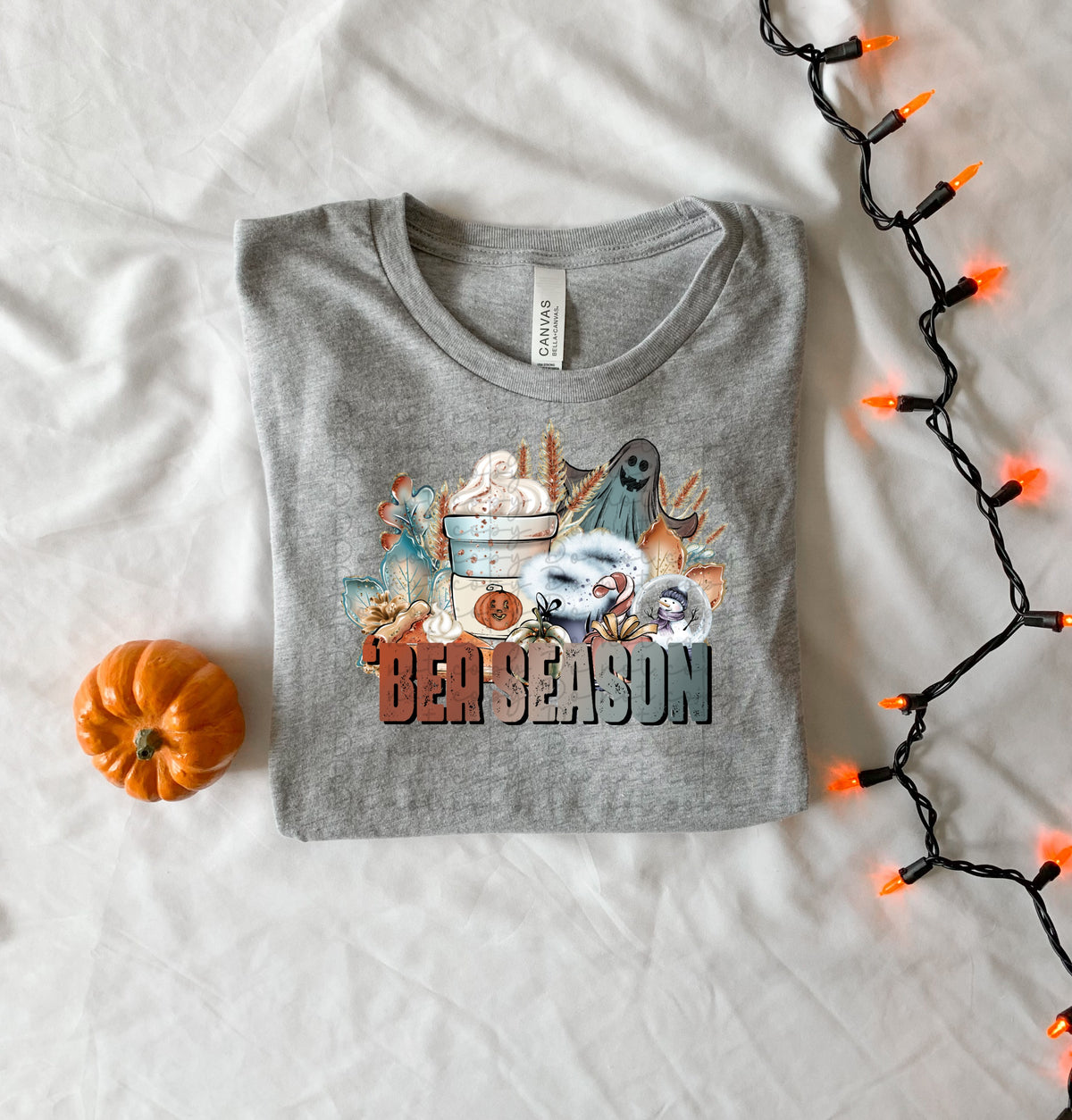 Ber season (ghost Snow boat snow globe) 2619 DTF TRANSFER