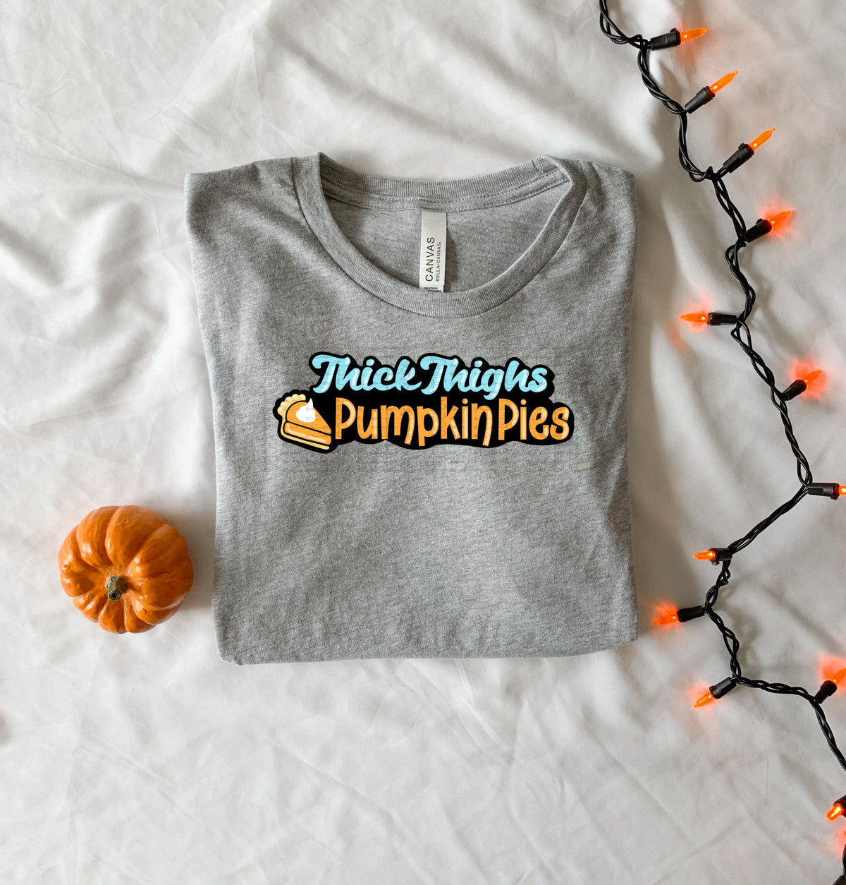 Thick thighs pumpkin pies (blue and orange) 2632 DTF TRANSFER
