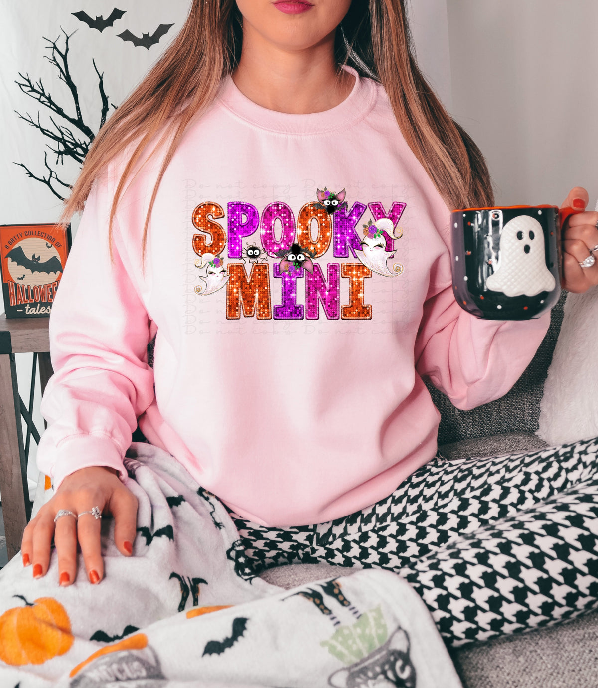 Spooky Mini FAUX  sequins 2950 DTF TRANSFER