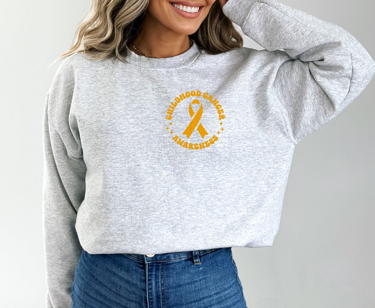 Childhood cancer YELLOW CHOOSE SIZE 2957 DTF transfer