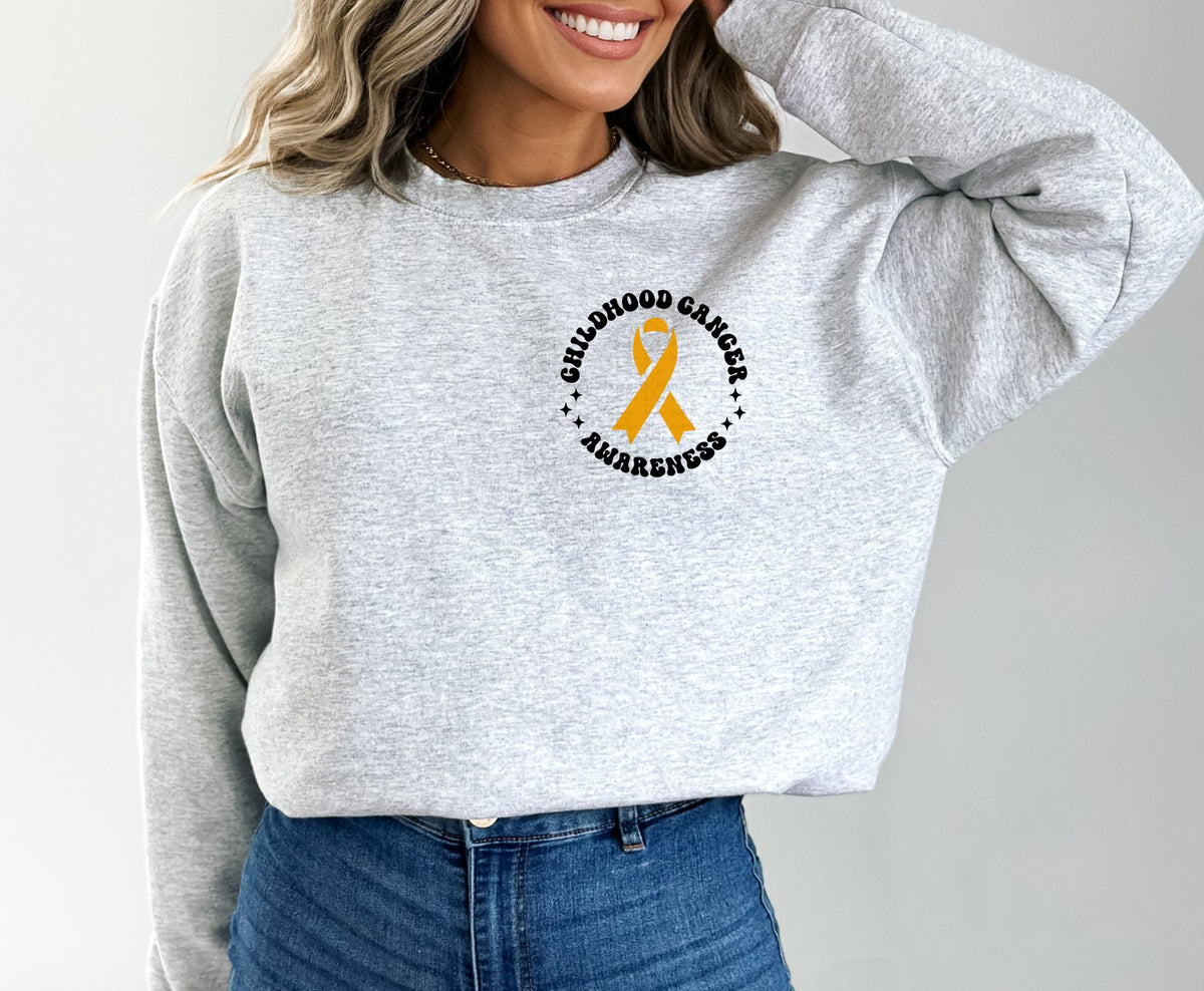 Childhood cancer BLACK CHOOSE SIZE 2956 DTF transfer