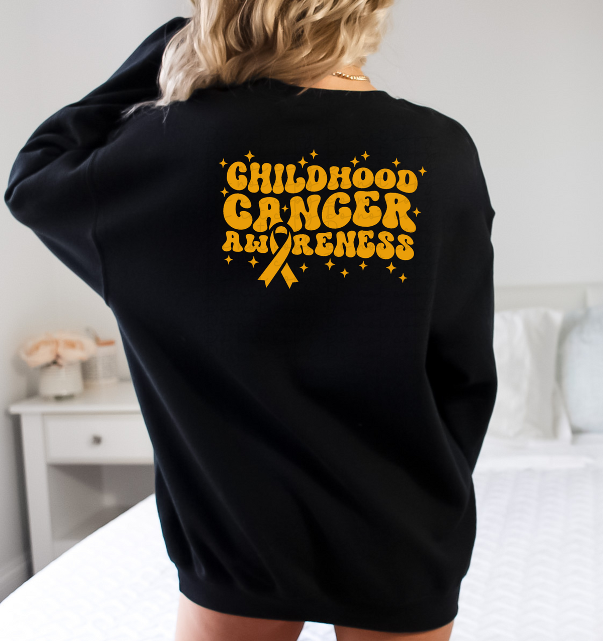 Childhood cancer awareness 2962 DTF transfer