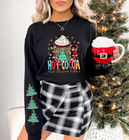 Trees for Hot Coco SLEEVE ONLY 2981 DTF transfer