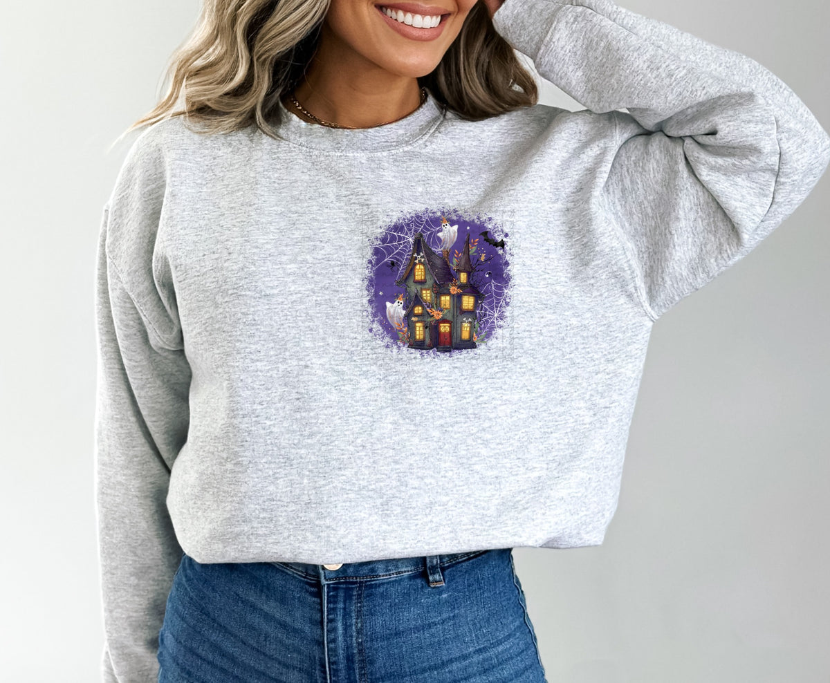 Spooky house FRONT CHOOSE SIZE  10066 DTF TRANSFER