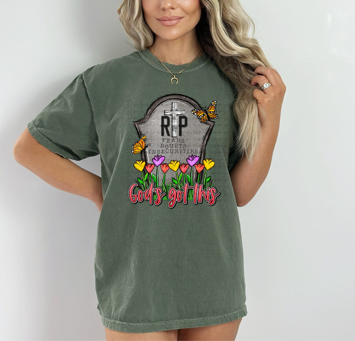 Gods got this (RIP tomb stone) 10006 DTF TRANSFER