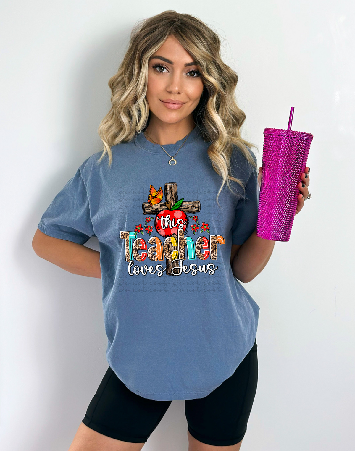 This teacher loves jesus 10013  DTF TRANSFER