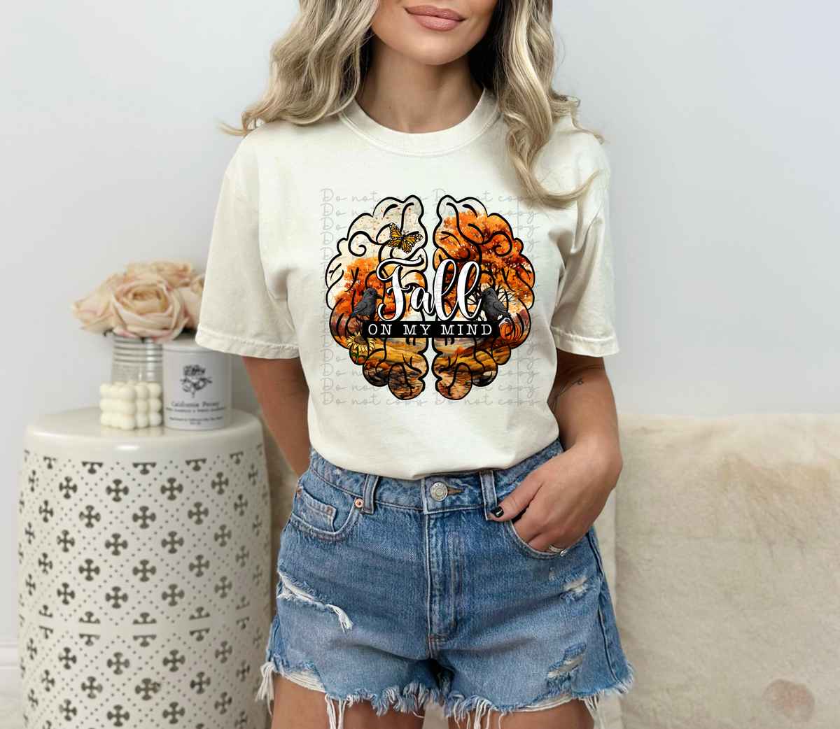 Fall on my mind (brain) 10044 DTF TRANSFER
