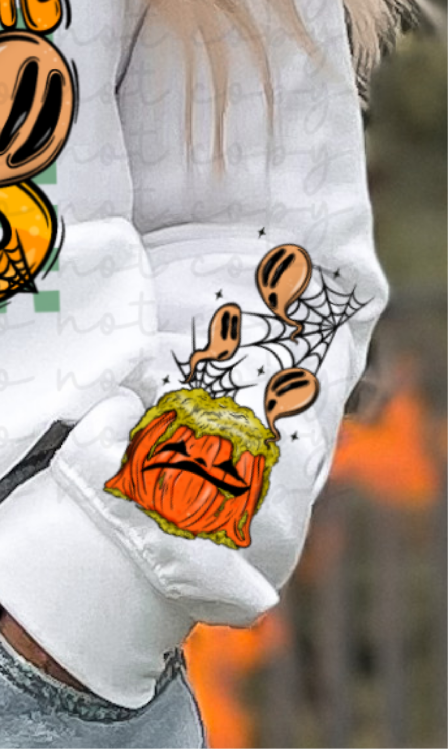 Rotten to the gourd SLEEVE Only 10195 DTF TRANSFERS