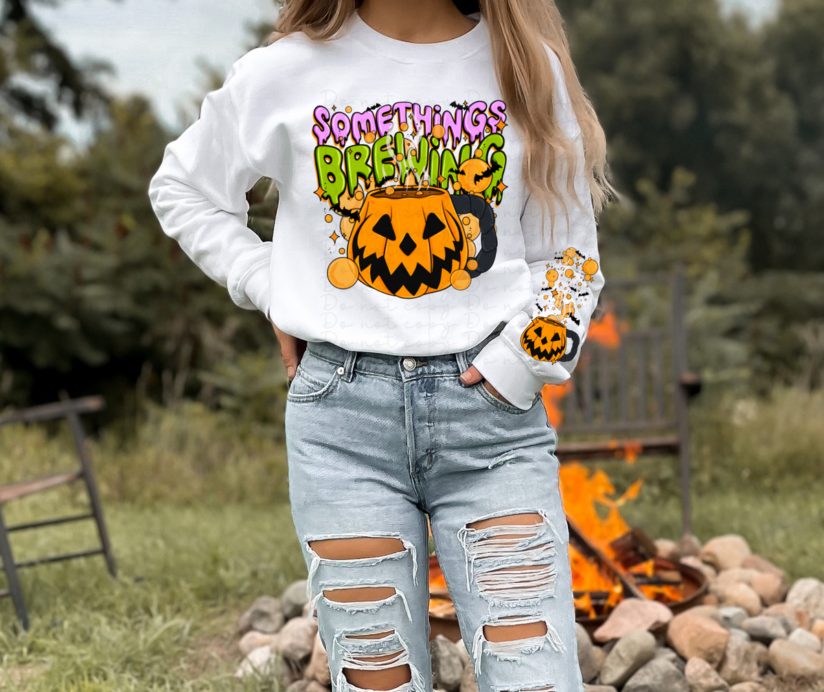 Somethings brewing SLEEVE ONLY 10193 DTF TRANSFERS