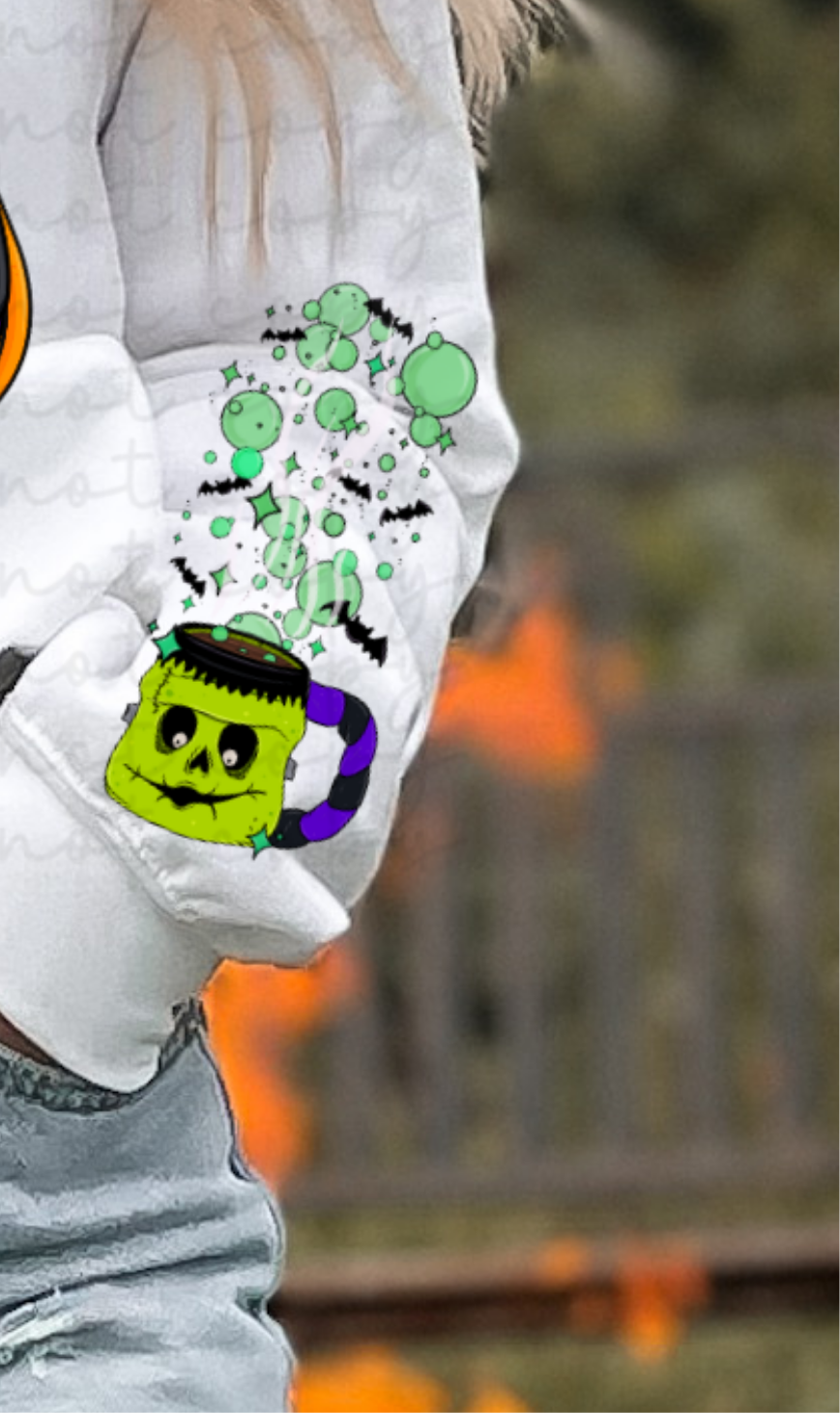 Monster before coffee SLEEVE 10185 DTF TRANSFERS