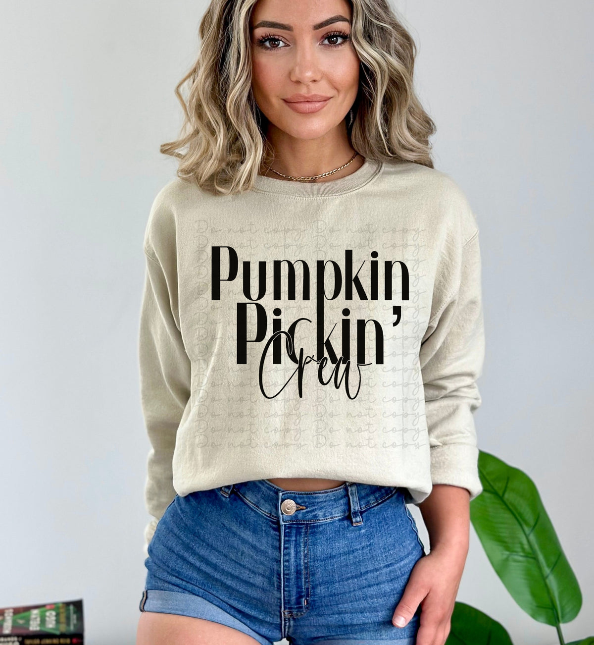 Pumpkin pickin crew BLACK 10220 DTF TRANSFER