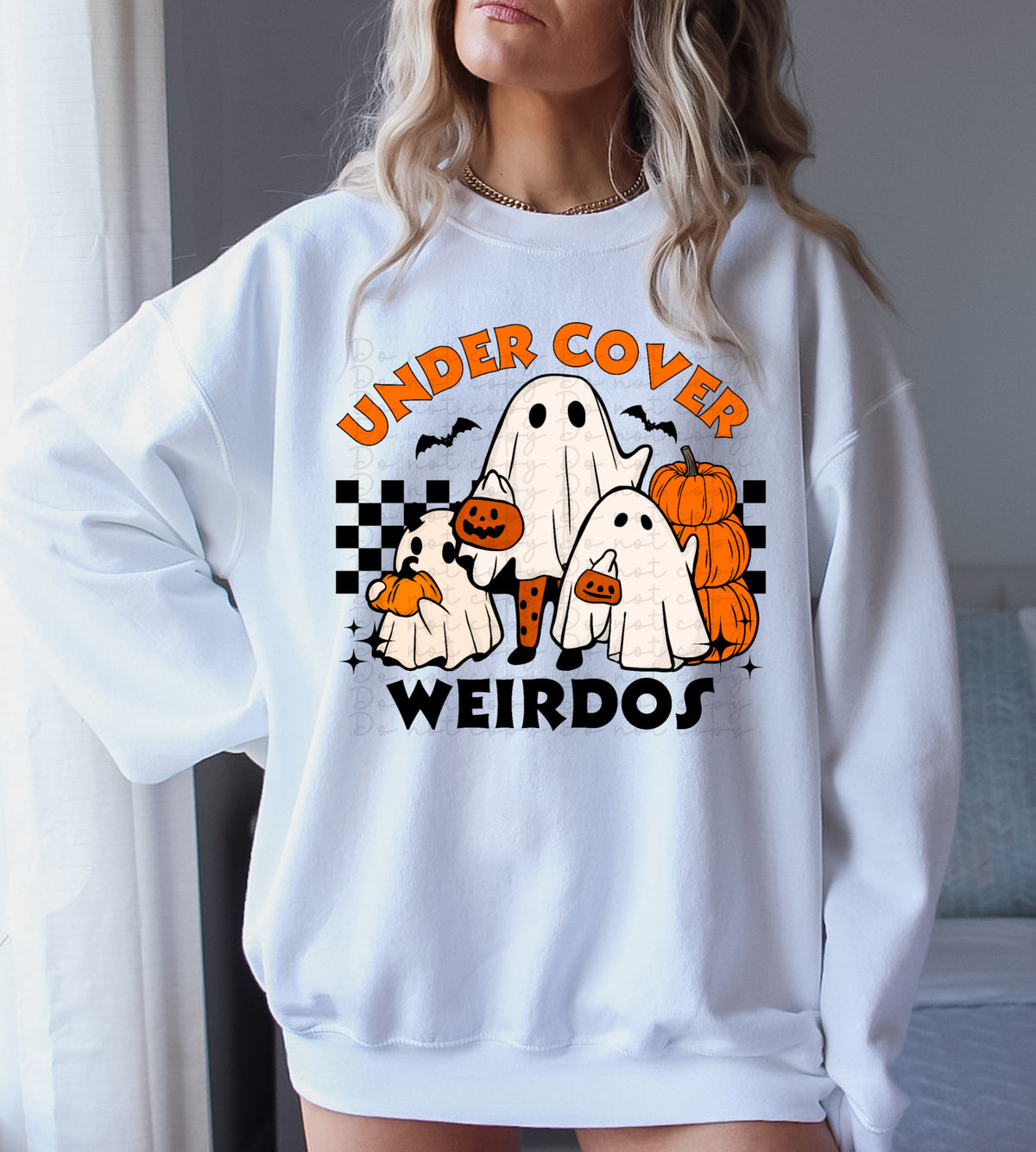 Undercover weirdos (ghost and pumpkins) 10203 DTF TRANSFER