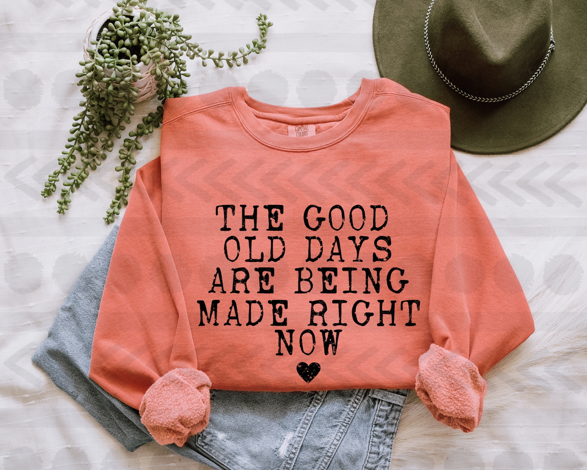 The good old days are being made right now BLACK 14007 DTF transfer