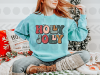 Holly jolly muted colors 14079  DTF transfer