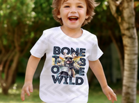 Bone to be wild pug dog 14118 DTF transfer