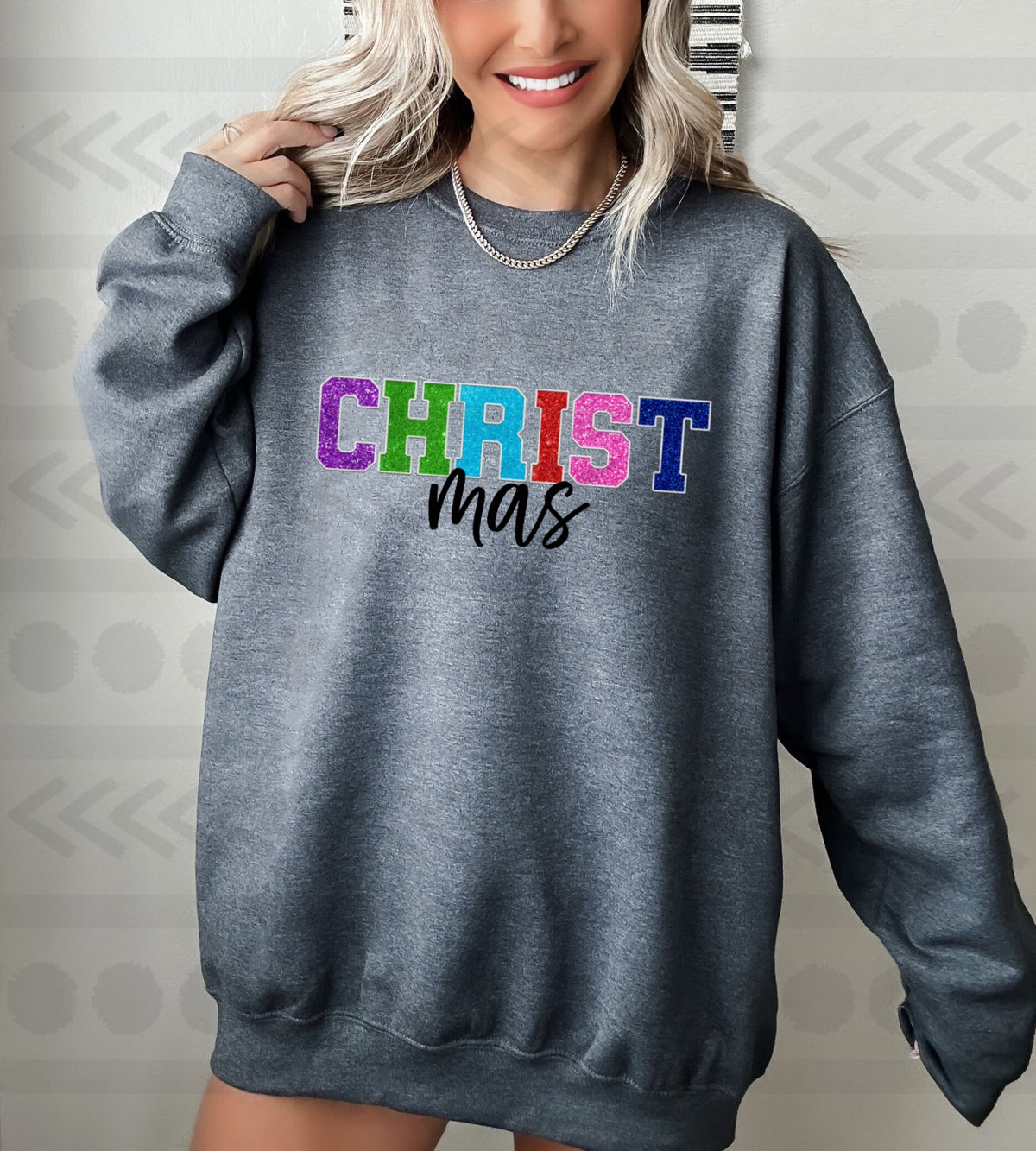 Christmas colorful 14245 DTF transfer