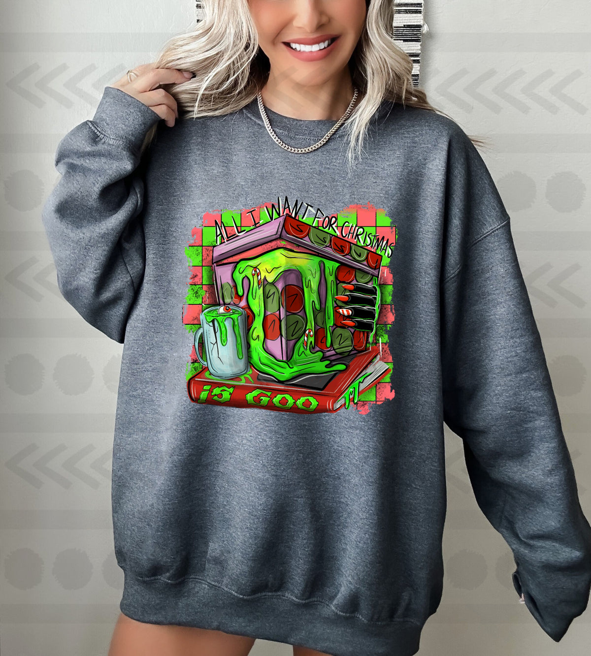 All i want for christmas is goo 14242 DTF transfer