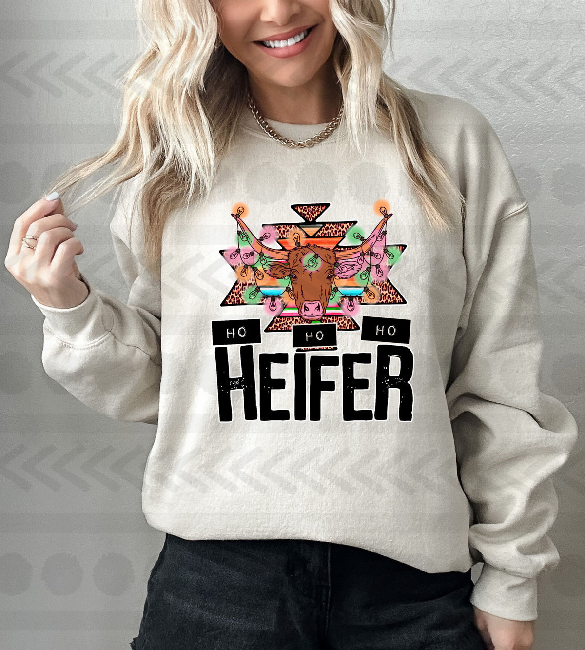 Ho ho ho heifer 14763 DTF transfer