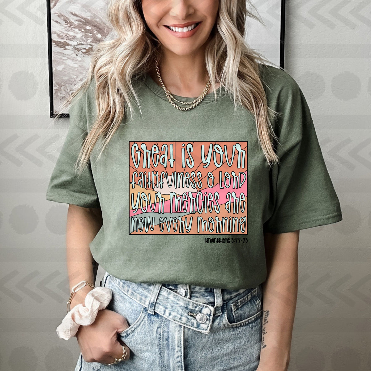 Great is ypur faithfulness o lord 14323 DTF Transfer