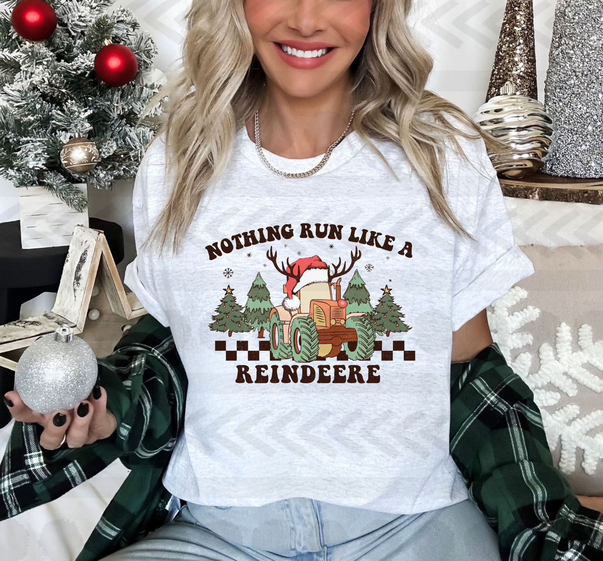 Nothing run like a reindeere 14460 DTF Transfer