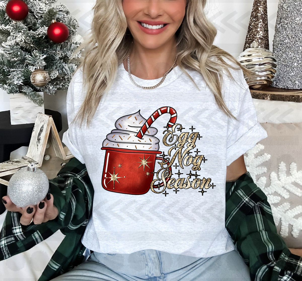 Egg nog season 14776 DTF transfer
