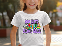 100 days second grade PURPLE 14568 DTF Transfer