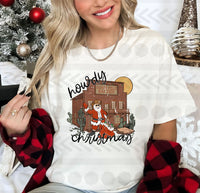 Howdy christmas North pole saloon  14564 DTF Transfer