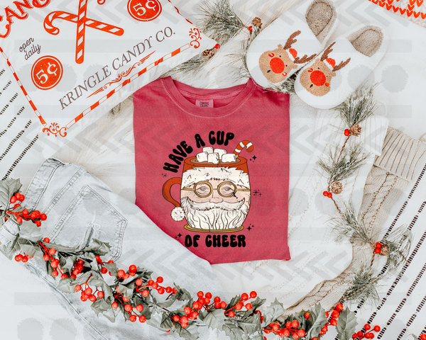 Have a cup of cheer (santa cup) 14463 DTF Transfer