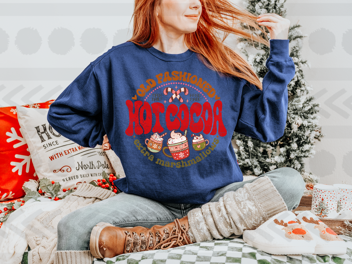 Old fashioned hot cocoa extra marshmellows 14490 DTF Transfer