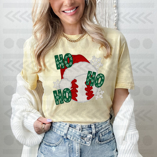 Ho ho ho baseball 14639 DTF transfer