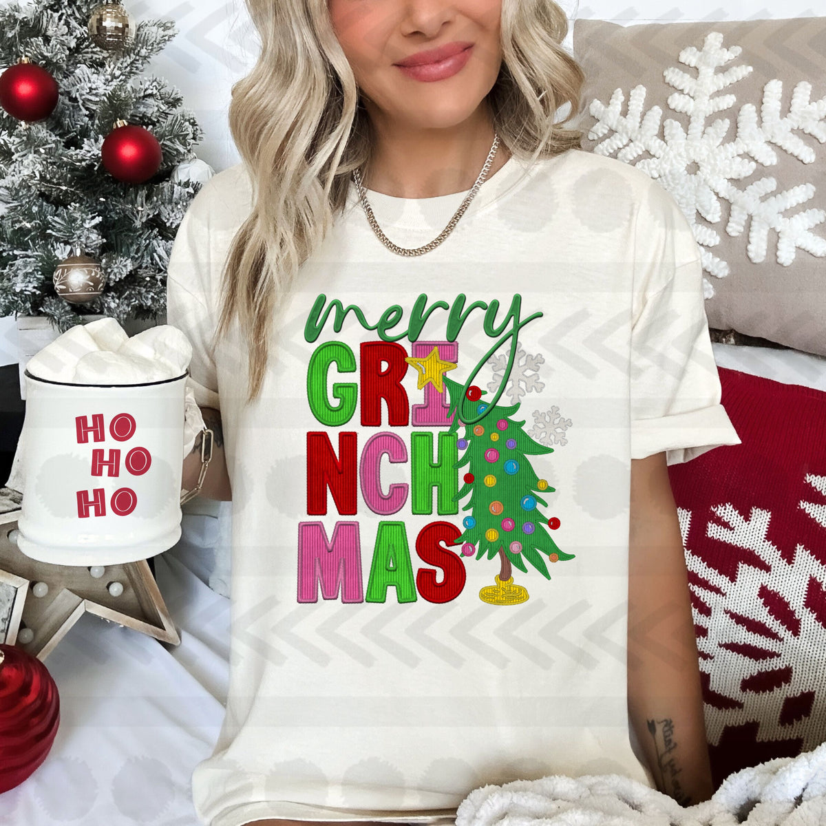 Merry gri nch mas 14688 DTF transfer