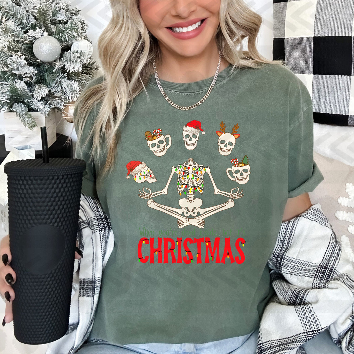 Christmas skellies 14679 DTF transfer