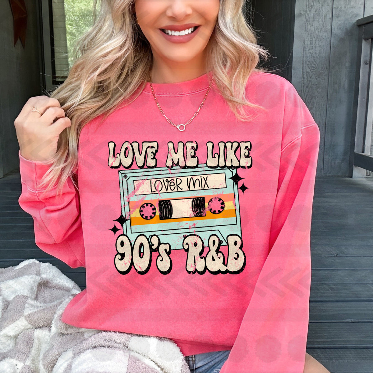 Love me like 90's R&B 14669 DTF transfer