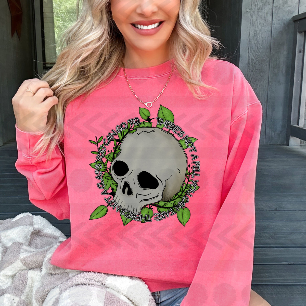 Theres not a pill you can take theres not a class ypu can go to SKULL 14667 DTF transfer