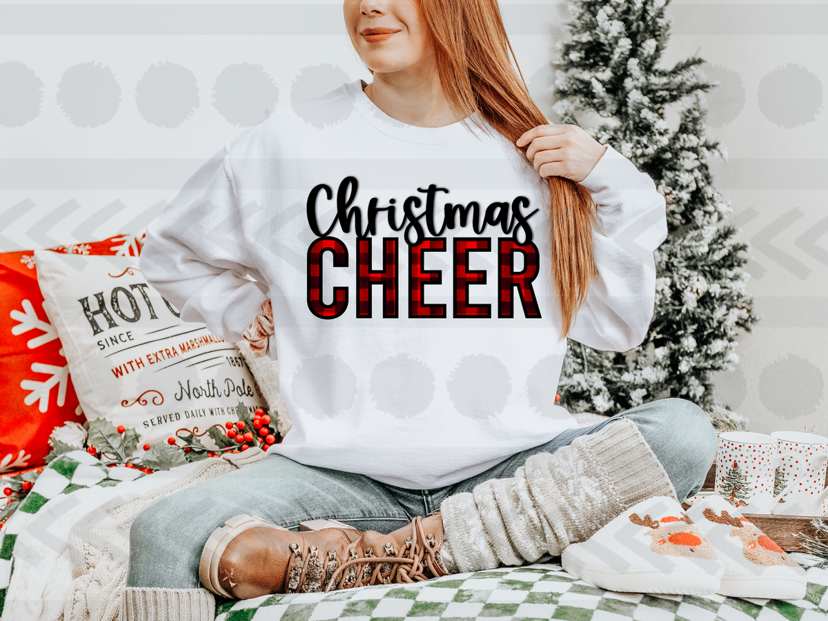 Christmas Cheer PLAID 14729 DTF transfer