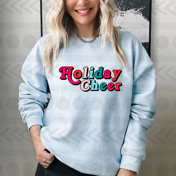 Holiday cheer colorful  14759 DTF transfer