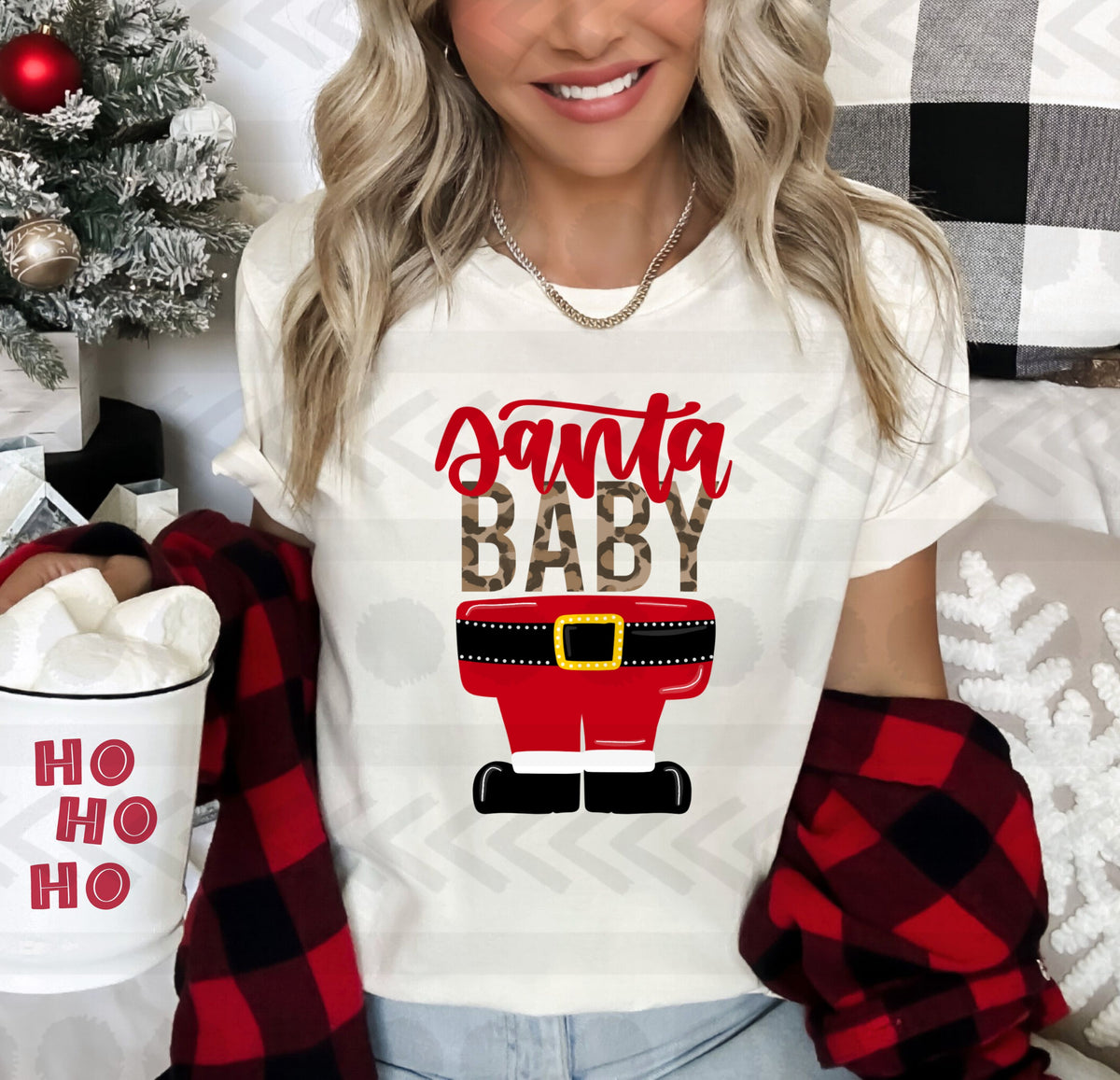Santa baby santa suit 14825 DTF transfer