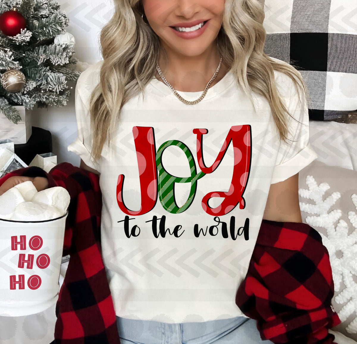 Joy to the world joy filled 14848 DTF transfer