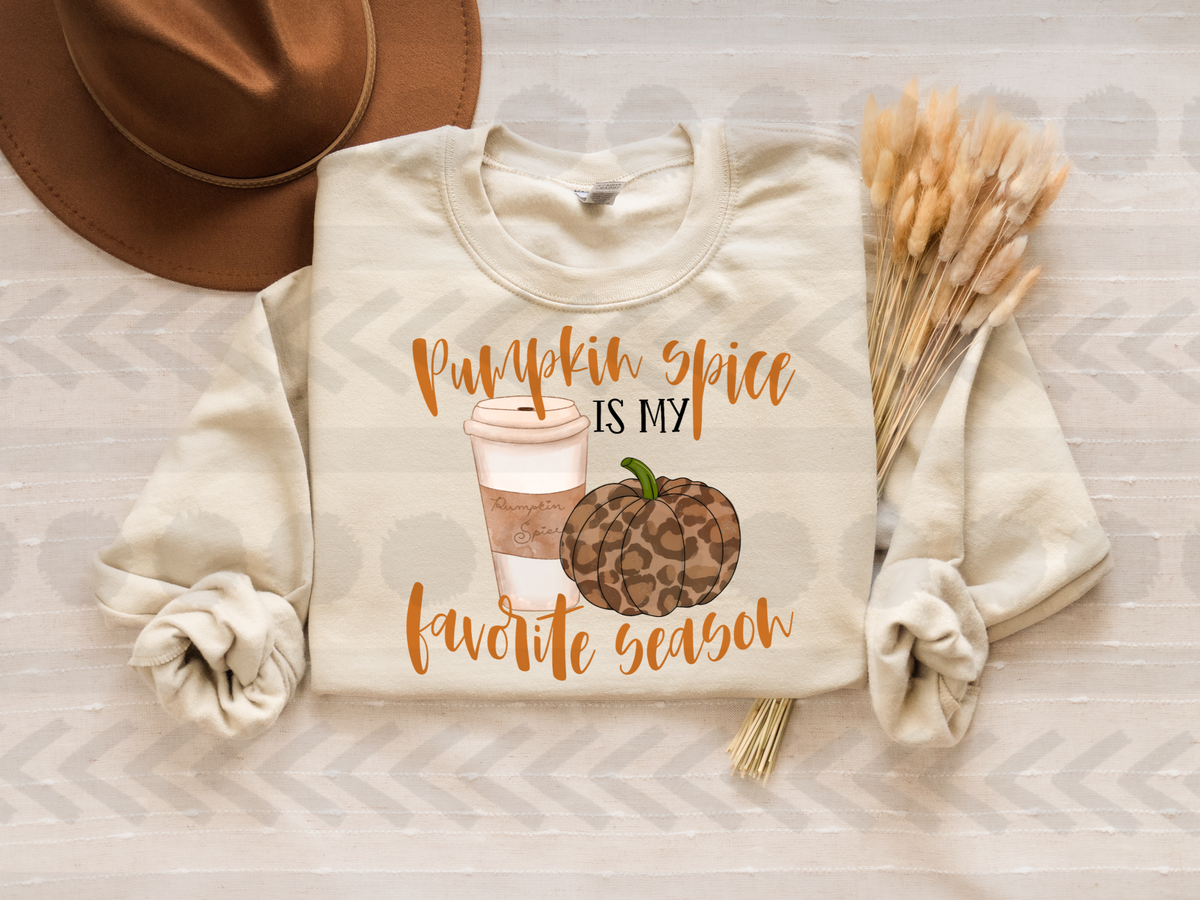 Pumpkin spice is my favorite season 14797 DTF transfer