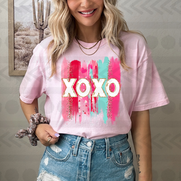 Xoxo brushstroke 14898  DTF transfer