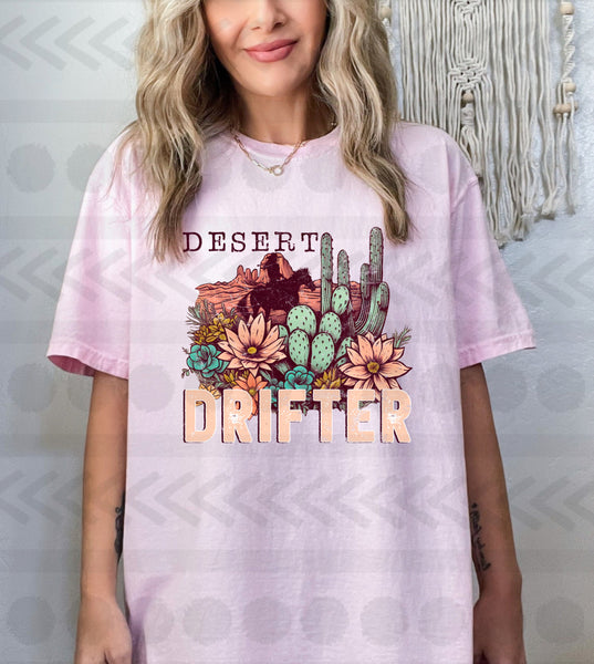 Desert drifter florals and cacti 14937 DTF transfer