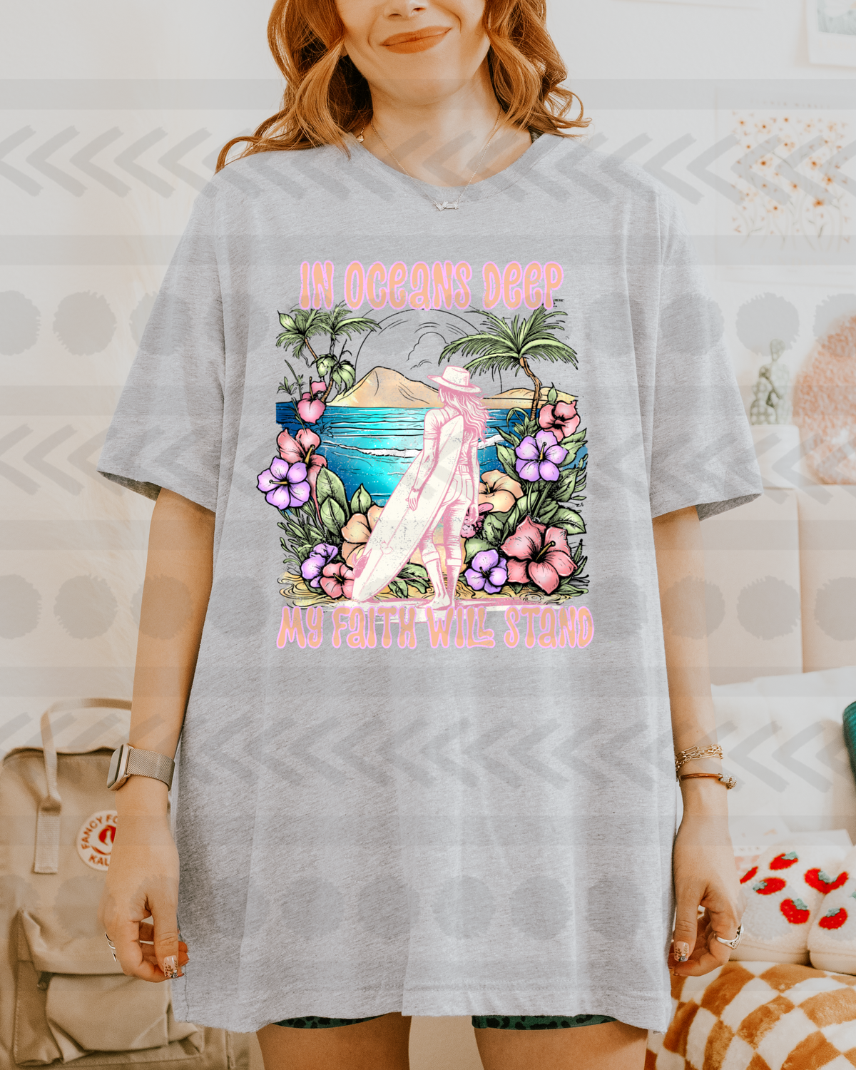 In oceans deep my faith will stand 14948 DTF transfer