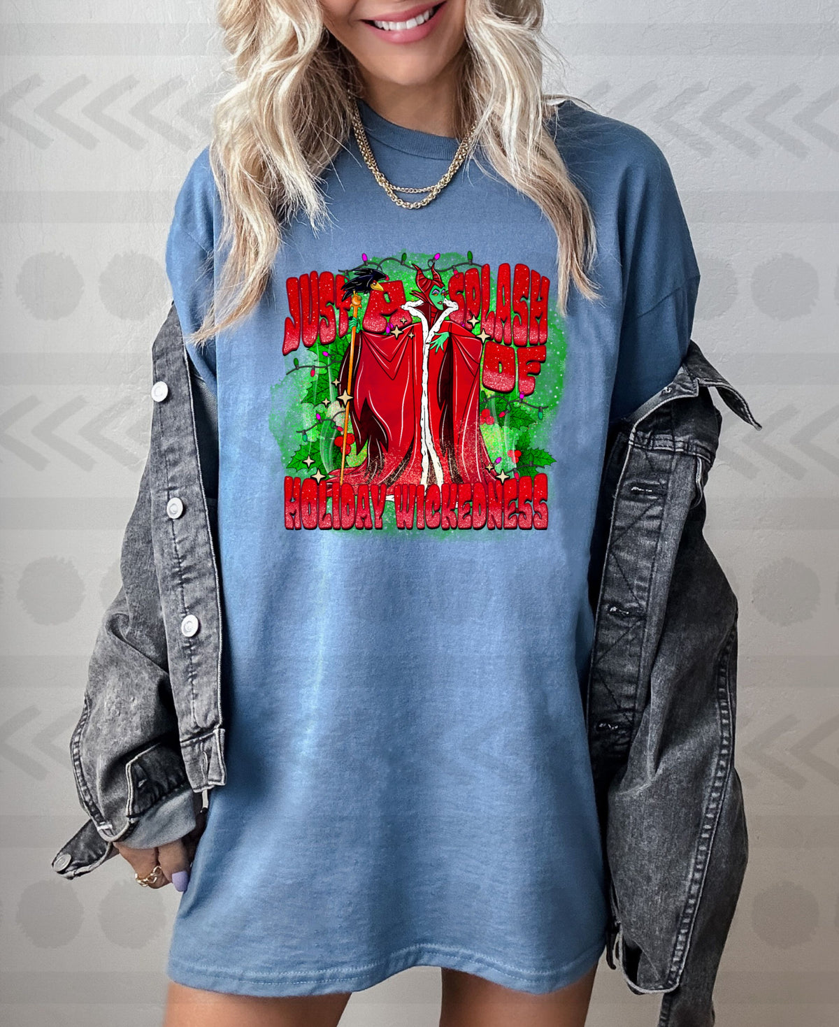 Just a splash of holiday wickedness 14955 DTF transfer