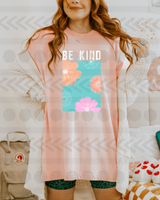 Be kind florals WHITE 18028 DTF transfer